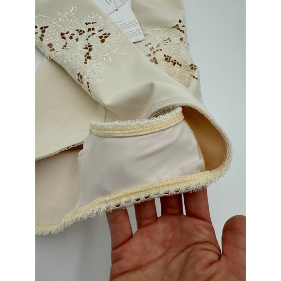 Zimmermann Cream Lace Detail One Piece Swimsuit - Picture 7 of 14